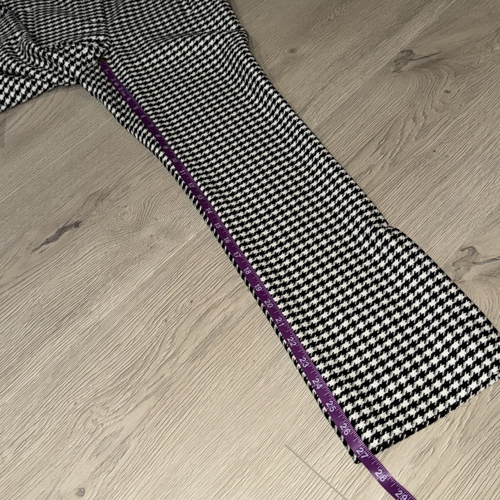 Veronica Beard Arte Houndstooth Pants 2 womens slacks business casual ankle slit - Picture 7 of 14